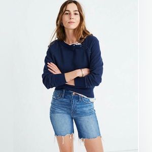 Madewell High-Rise Denim Mid-Length Shorts Size 28